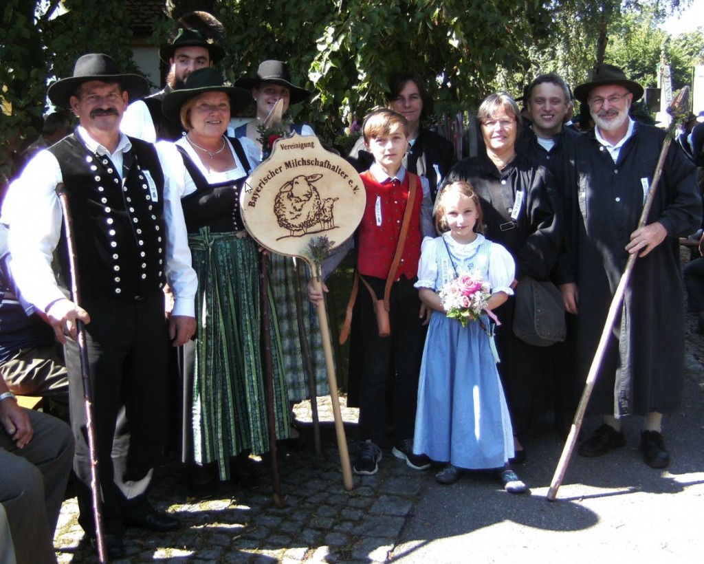 Auch die Vereinigung Bayerischer Milchschafhalter feiert die Vereinigung Niederbayerischer Schafhalter!